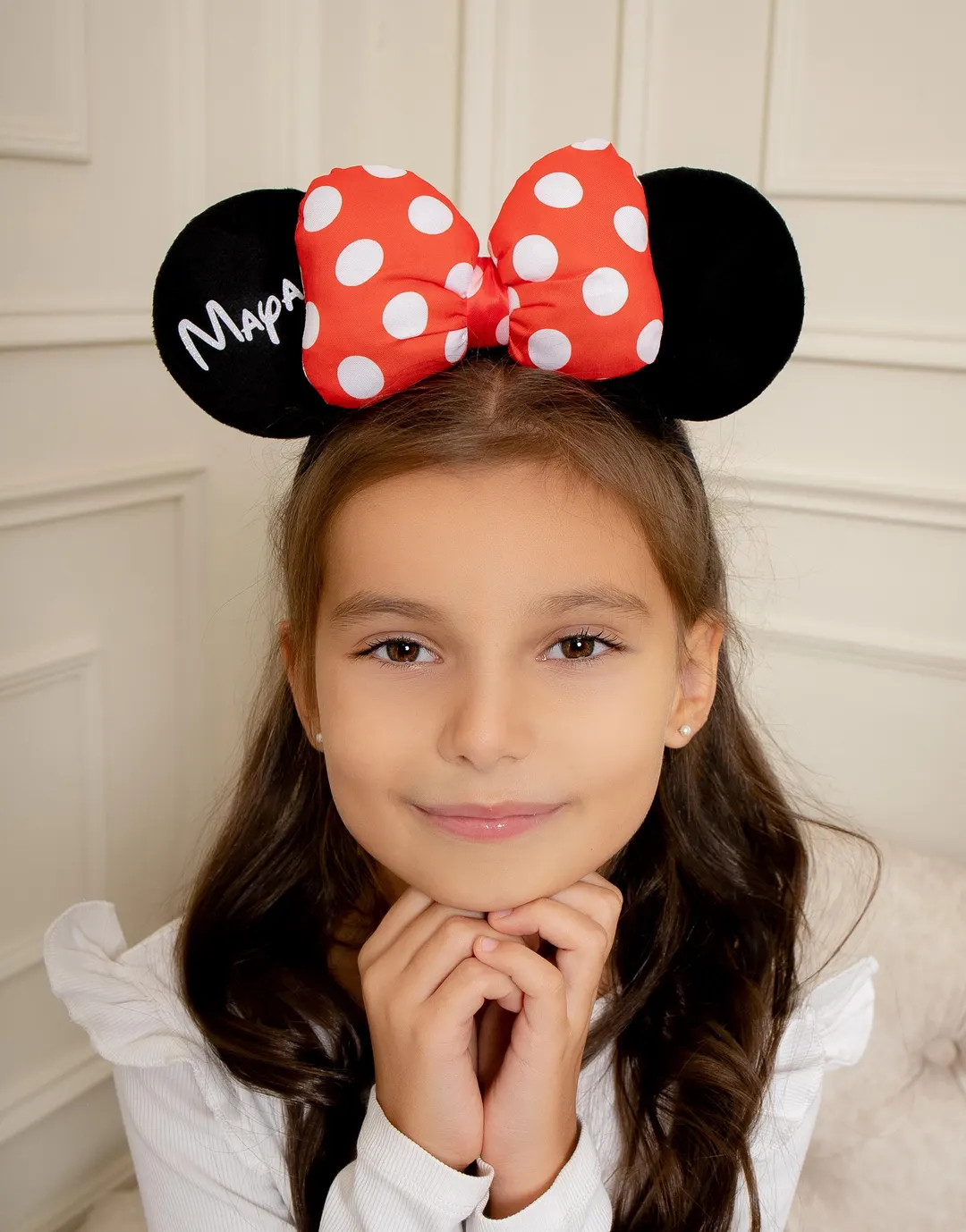 Disney Ears, Personalized Mouse ears, Polka Dot Mouse ears, Kids Minnie Mouse Ears, Disney headba... | Etsy (US)