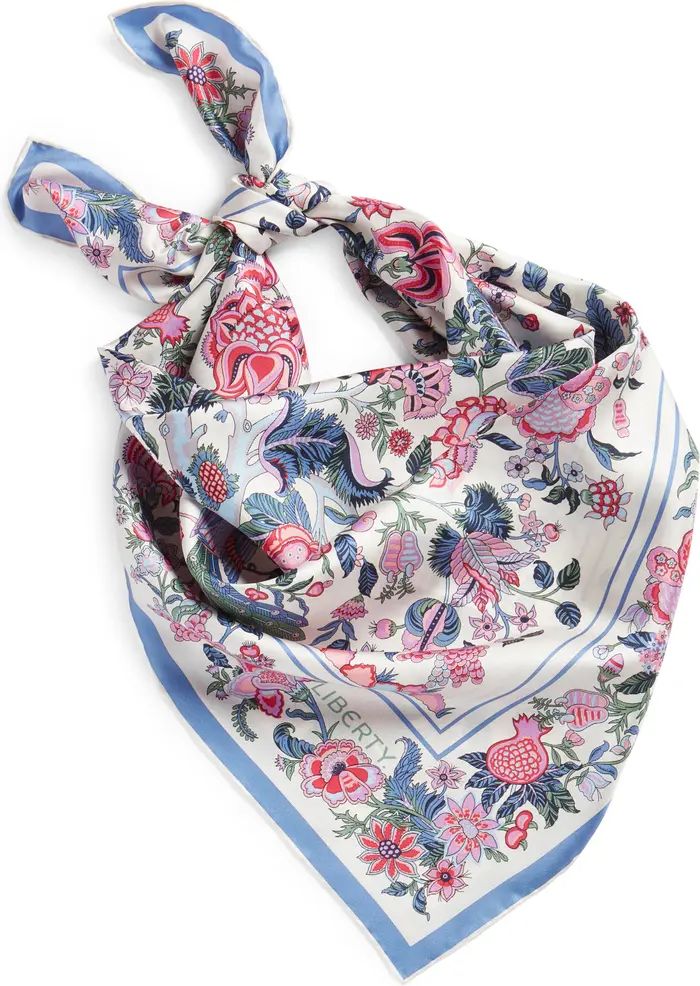 Tree of Life Floral Silk Scarf | Nordstrom