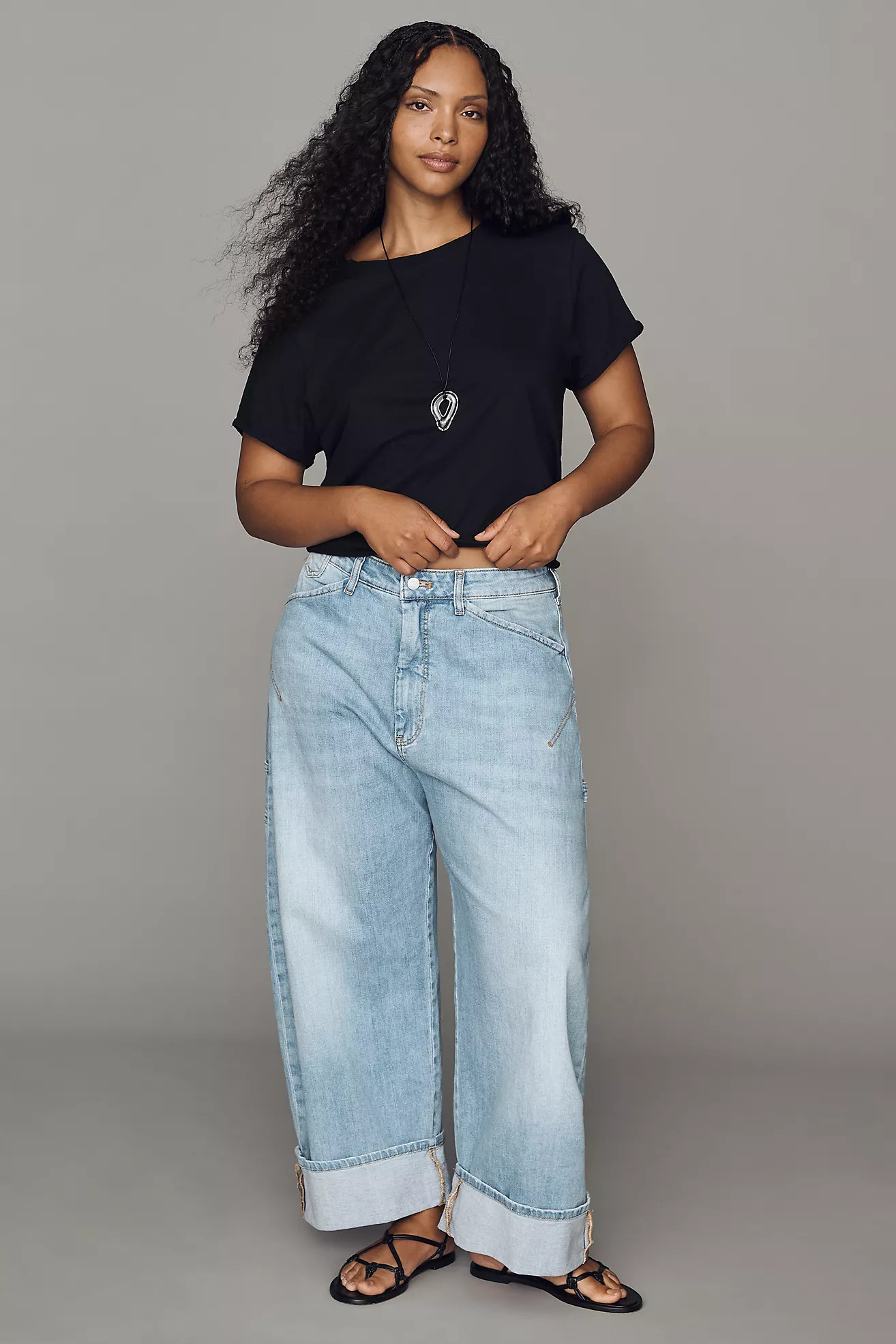 Pilcro Kayden High-Rise Carpenter Barrel  Jeans | Anthropologie (US)