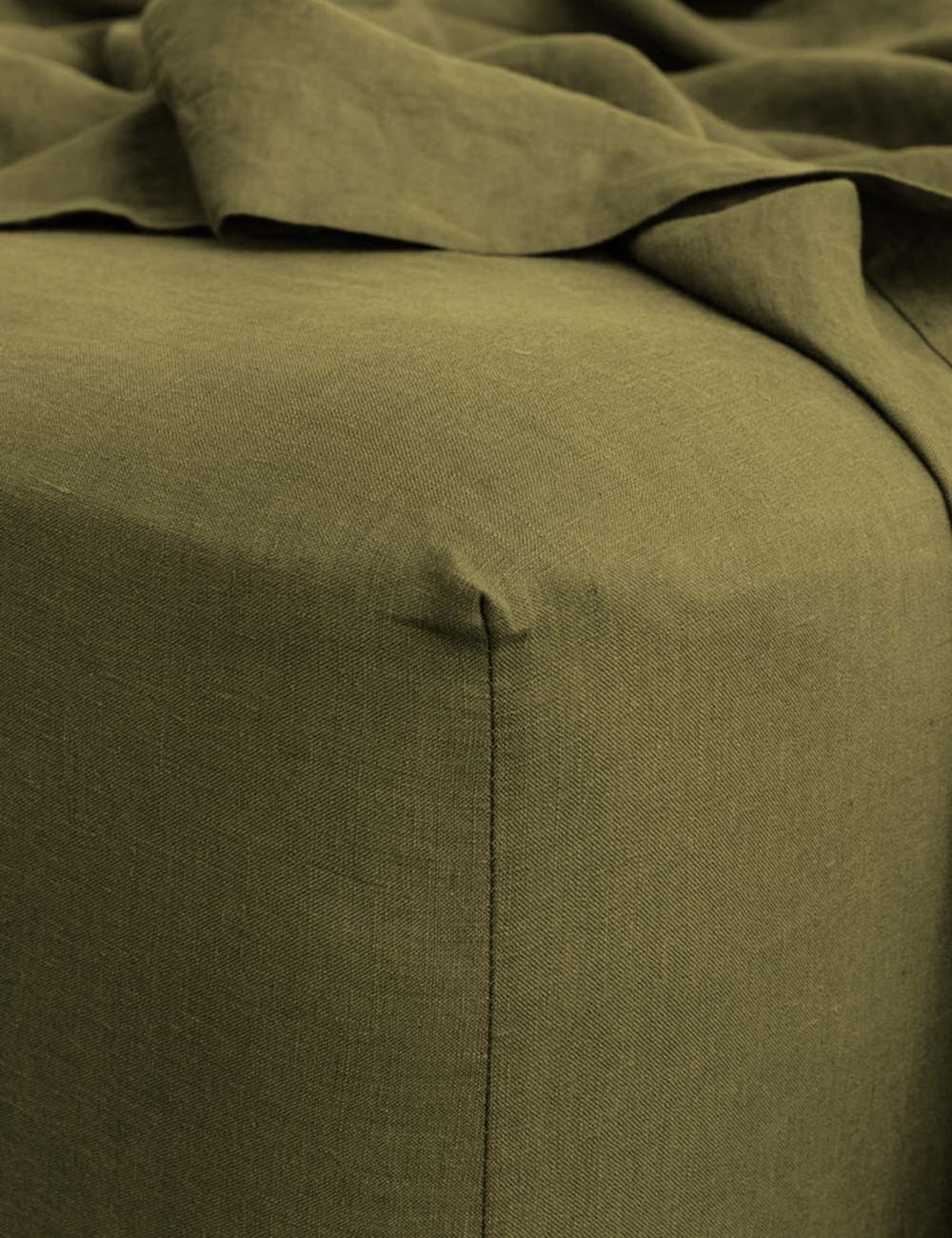 Cultiver Linen Bedding, Fitted Sheet | Lulu and Georgia 