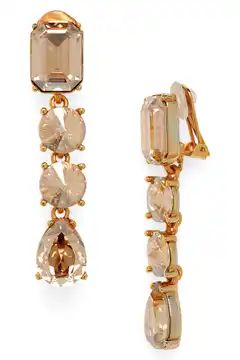 Classic Crystal Linear Drop Earrings | Nordstrom
