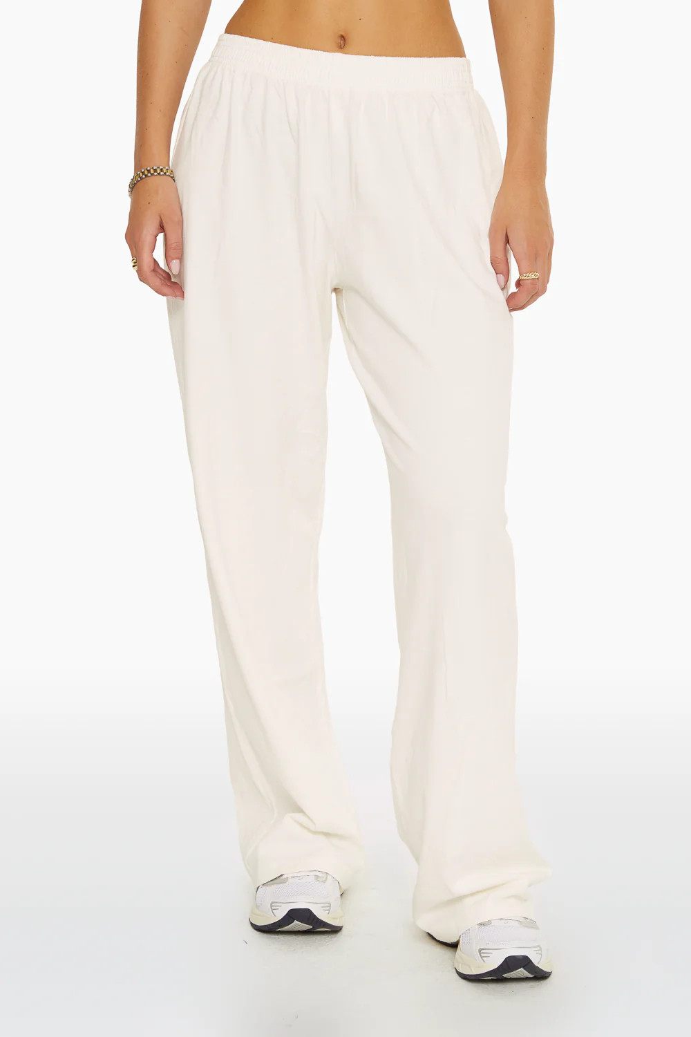 HEAVY COTTON EASY PANTS - BLANC | SET Active