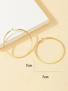Minimalist Hoop Earrings
   SKU: sj2204180407743494      
          (120 Reviews)
            US$... | SHEIN