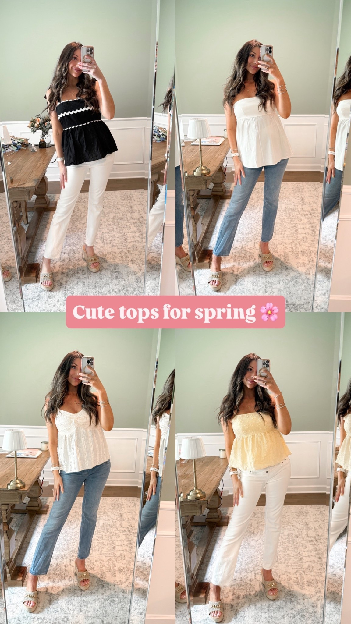 Cute tops for spring 🌸 
 