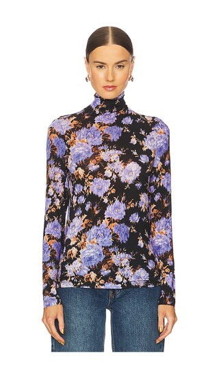 Aurelia Turtleneck Top in Iris | Revolve Clothing (Global)