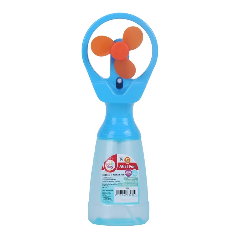 Play Day Portable Mist Fan With 12oz Water Bottle | Walmart (US)
