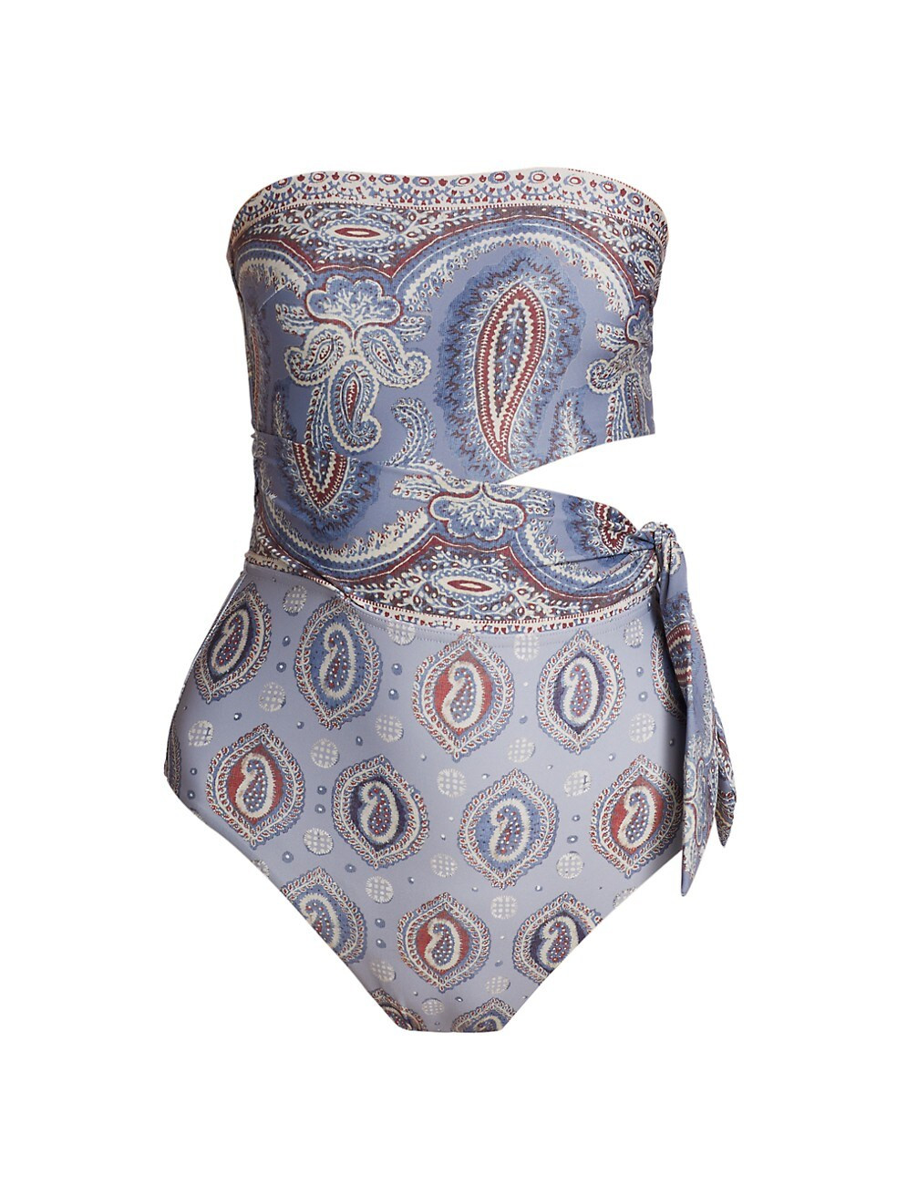 Zimmermann Vitali Scarf-Print One-Piece Swimsuit | Saks Fifth Avenue