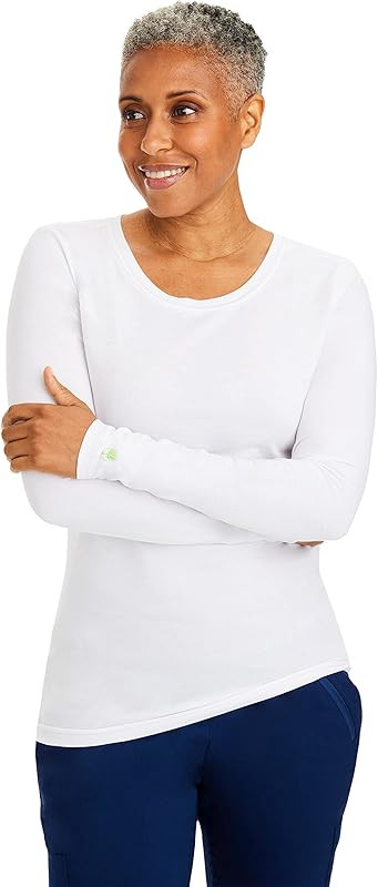 Healing Hands Under Scrubs for Women Long Sleeve Knits Women’s Medical Scrub Tee 5047 Melissa U... | Amazon (US)