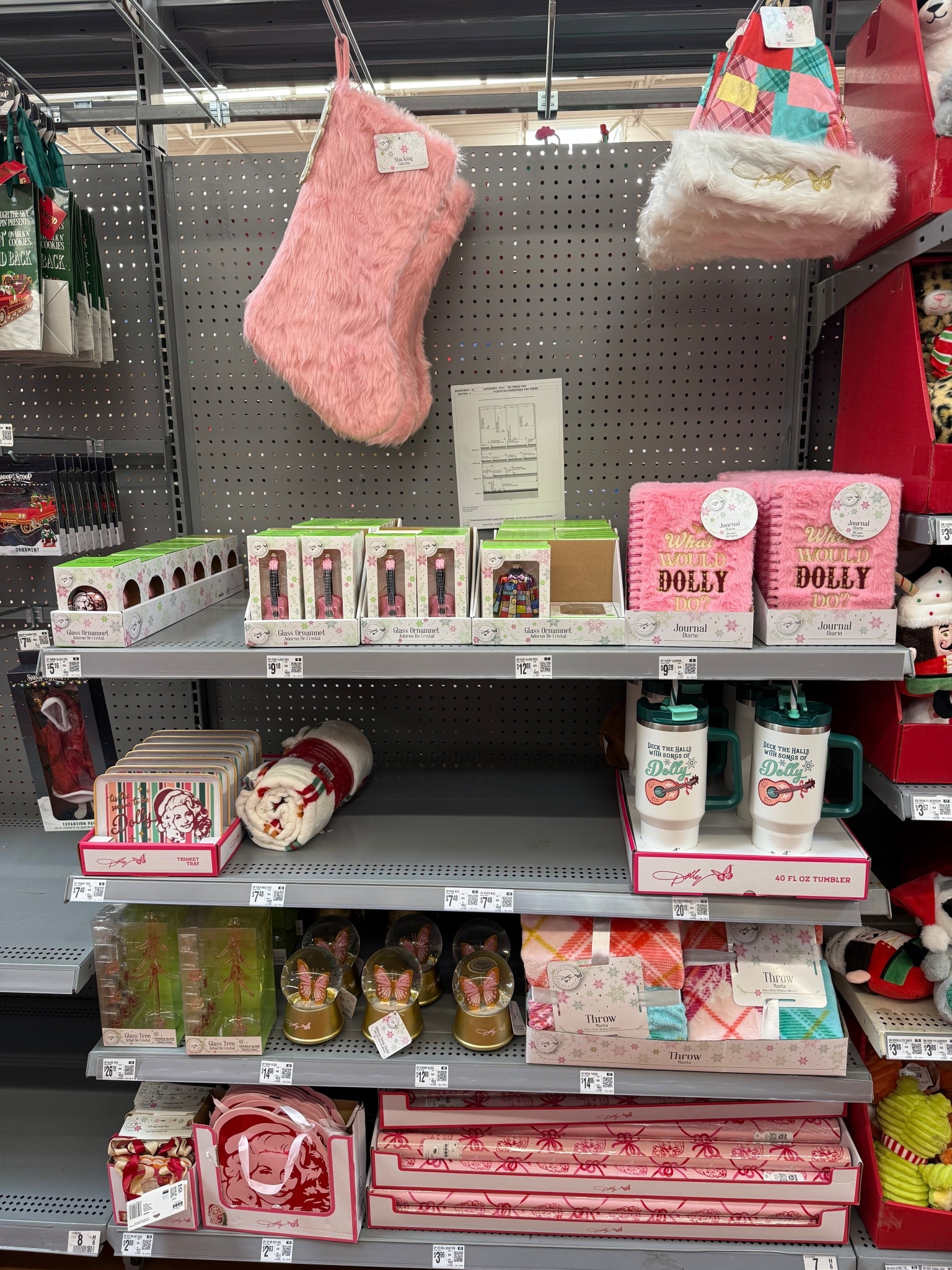Stopped at Walmart and the Dolly Parton Christmas collection is so cute this year. Pink, cozy, a little whimsical… basically everything my holiday personality wants to be 😂 Stockings, throws, tumblers, ornaments — all the Dolly holiday vibes in one aisle. Linking the pieces that are still in stock online because these go fast every year

#LTKSeasonal #LTKHoliday #LTKOver40