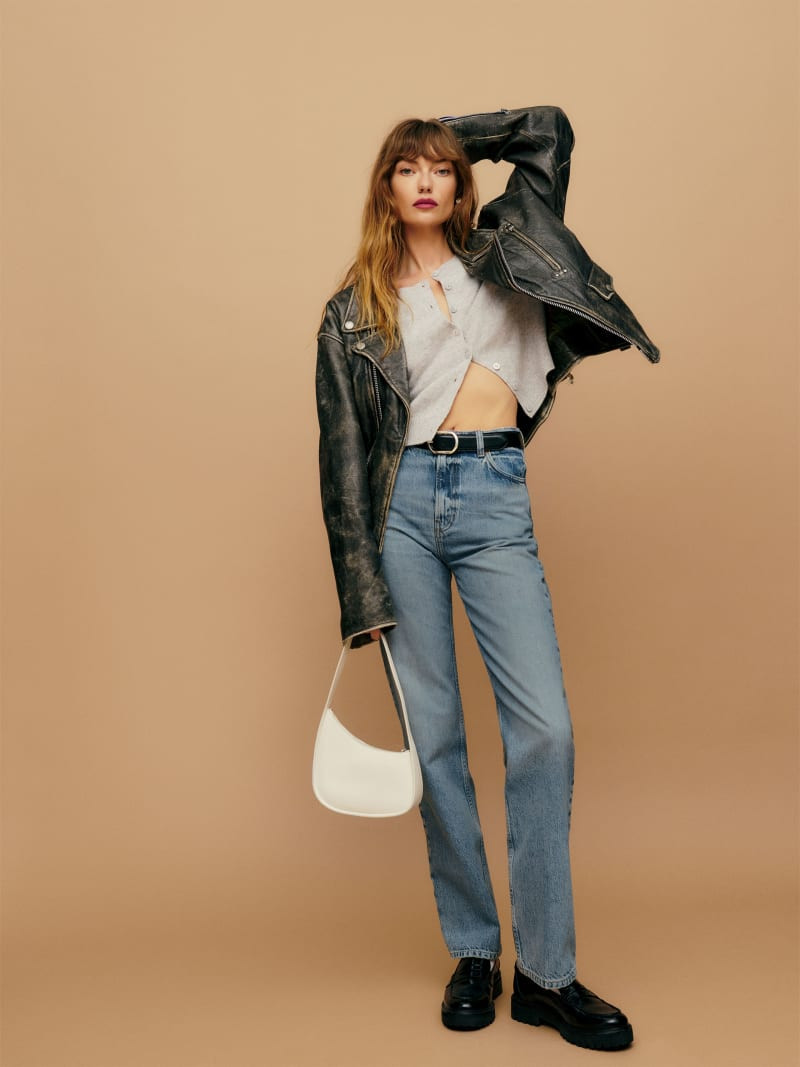 Abby High Rise Straight Jeans | Reformation (Global)