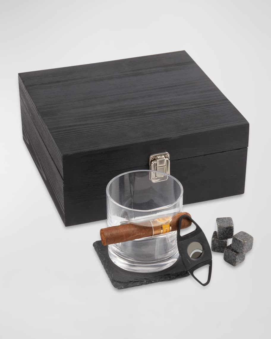Bey-Berk Whiskey and Cigar Set | Neiman Marcus
