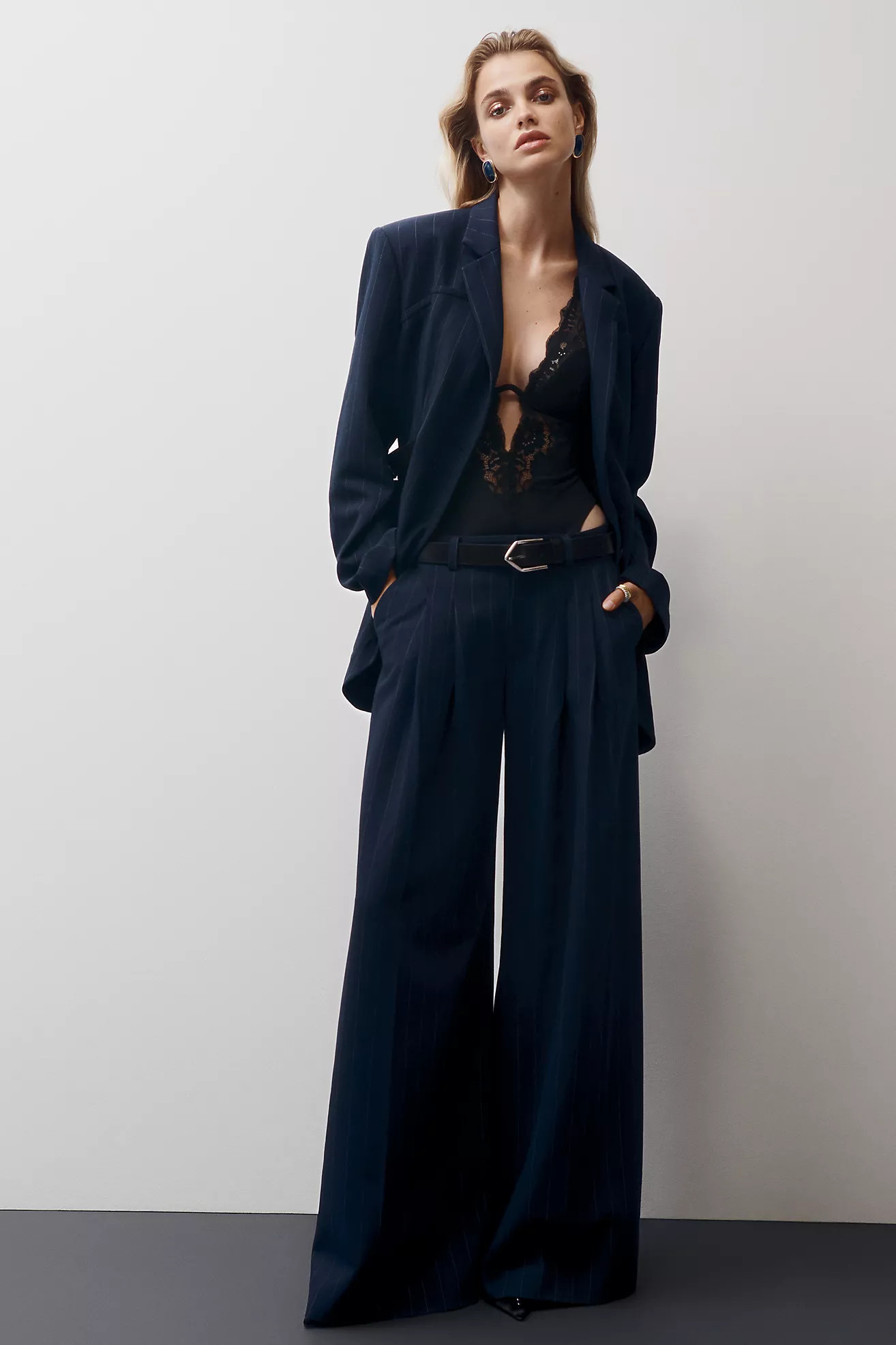 The Avery Pleated Wide-Leg Trousers by Maeve | Anthropologie (US)