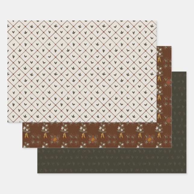 Vintage-Vibe Christmas Wrapping Paper Collection | Zazzle | Zazzle