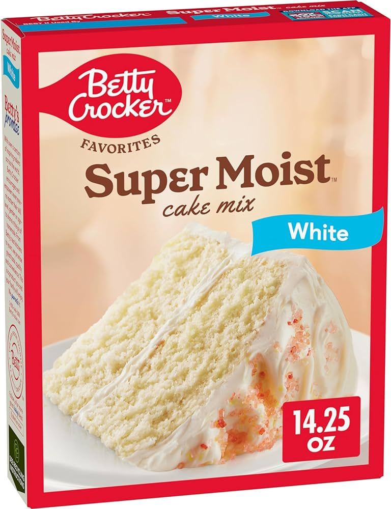 Betty Crocker Favorites Super Moist White Cake Mix, 14.25 oz | Amazon (US)