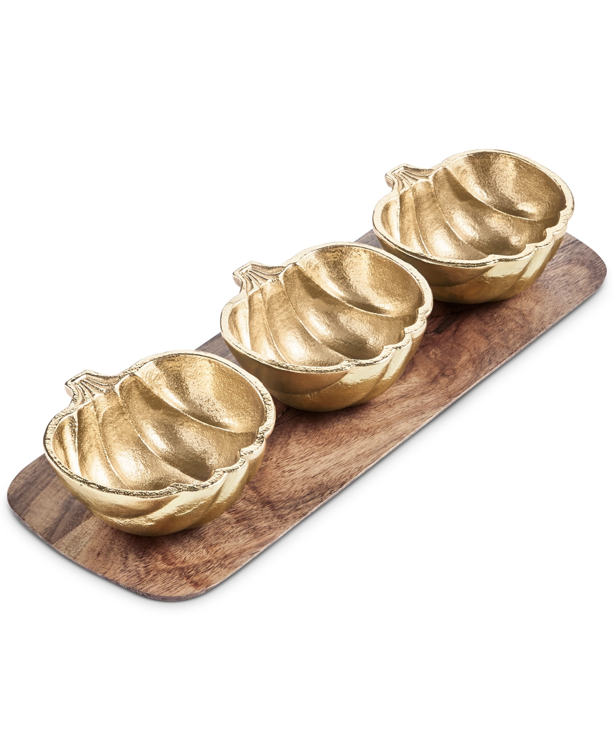 Martha Stewart Collection Harvest Wood Board with 3 Pumpkin Bowls, Created for Macy's | Macys (US)