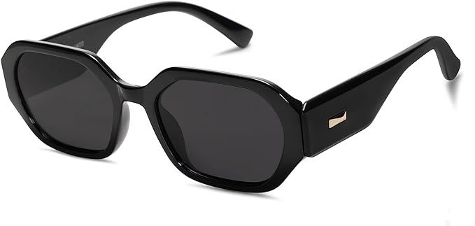 SOJOS Polarized Sunglasses For Women Retro Rectangle Womens Sun Glasses Trendy Narrow Square 90s ... | Amazon (US)