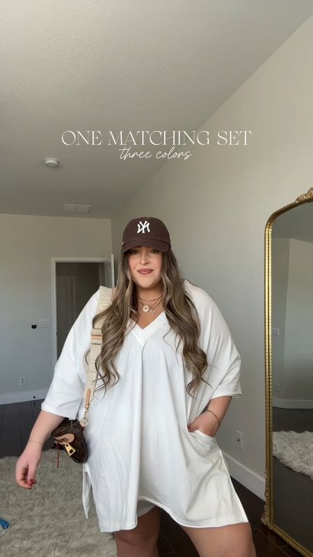 wearing an xl in all 3 colors! 

midsize outfits // spring outfits // matching set // free people // loungewear 

#LTKMidsize #LTKFindsUnder100 #LTKStyleTip