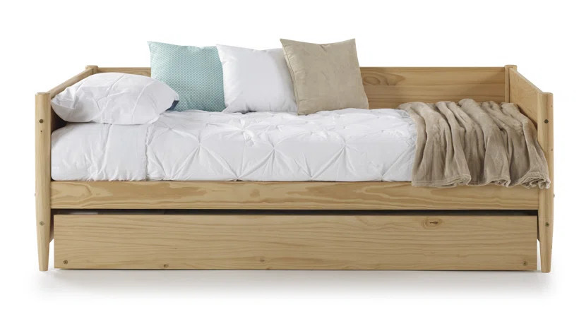 AllModern Grady Twin Solid Wood Daybed with Trundle | Wayfair North America
