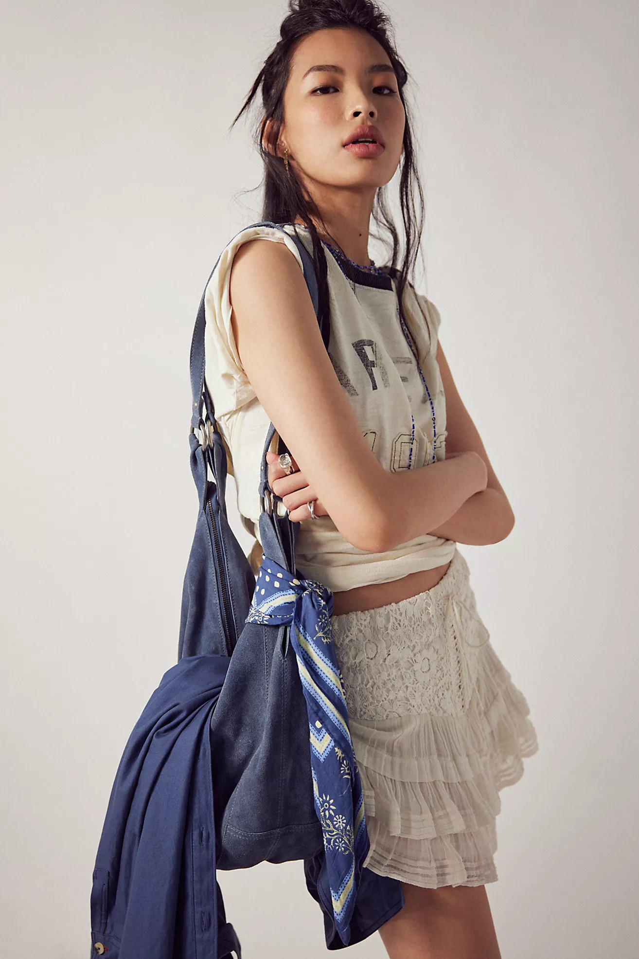 Roma Suede Tote Bag | Free People (UK)