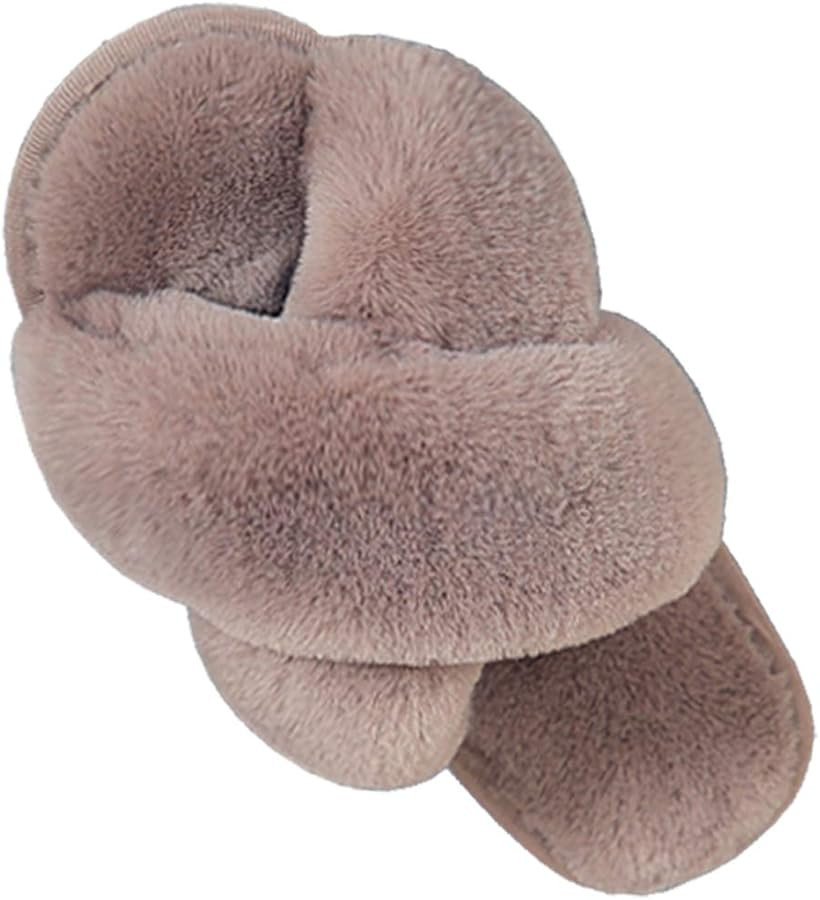 LZLER Women's Cross Band Slippers | Amazon (US)