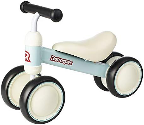 Retrospec Cricket Baby Walker Balance Bike with 4 Wheels for Ages 12-24 Months | Amazon (US)