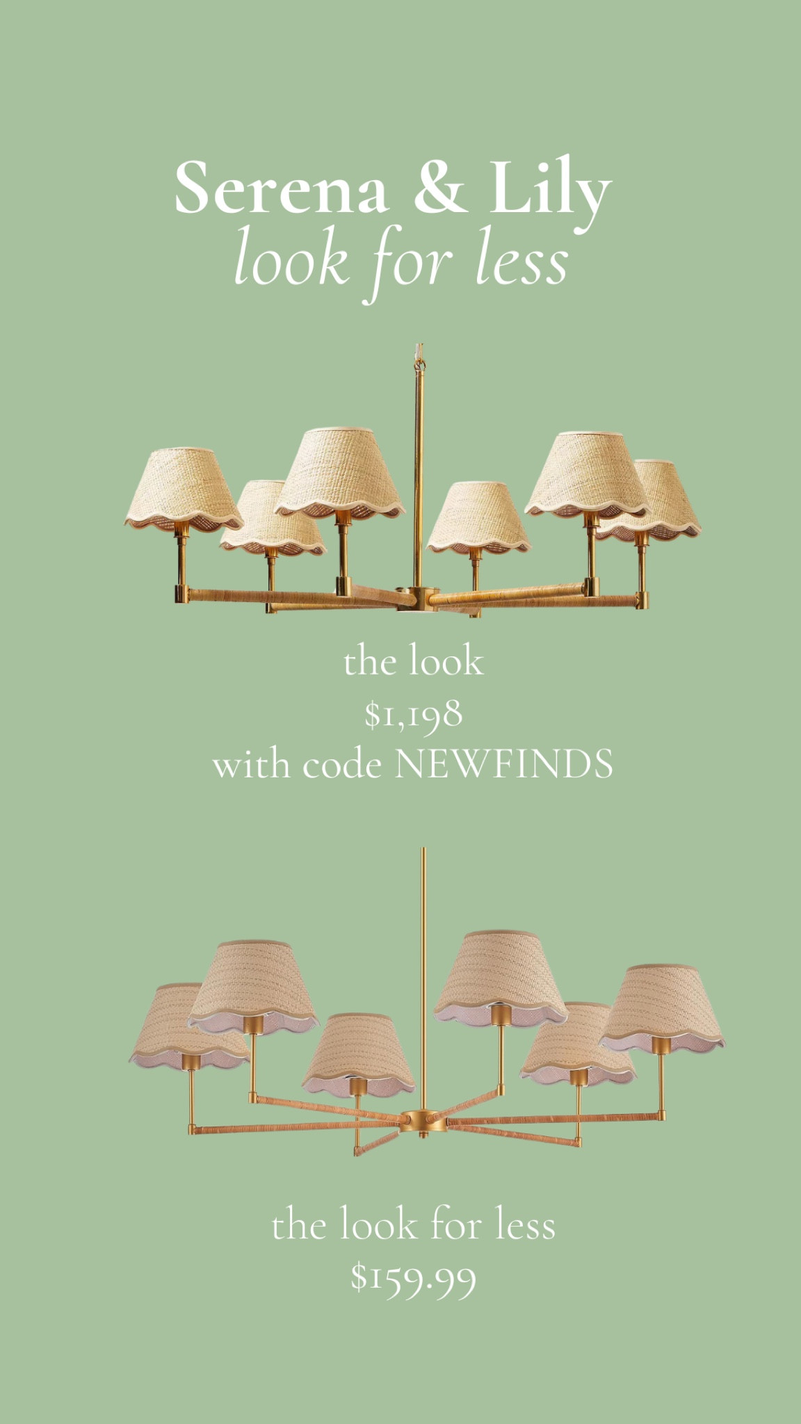 #serenaandlily #amazon #lookforless #saveorsplurge #Larkspur #rattan #brass #coastal #budgetdecor #lighting #light

#LTKHome #LTKStyleTip #LTKSaleAlert