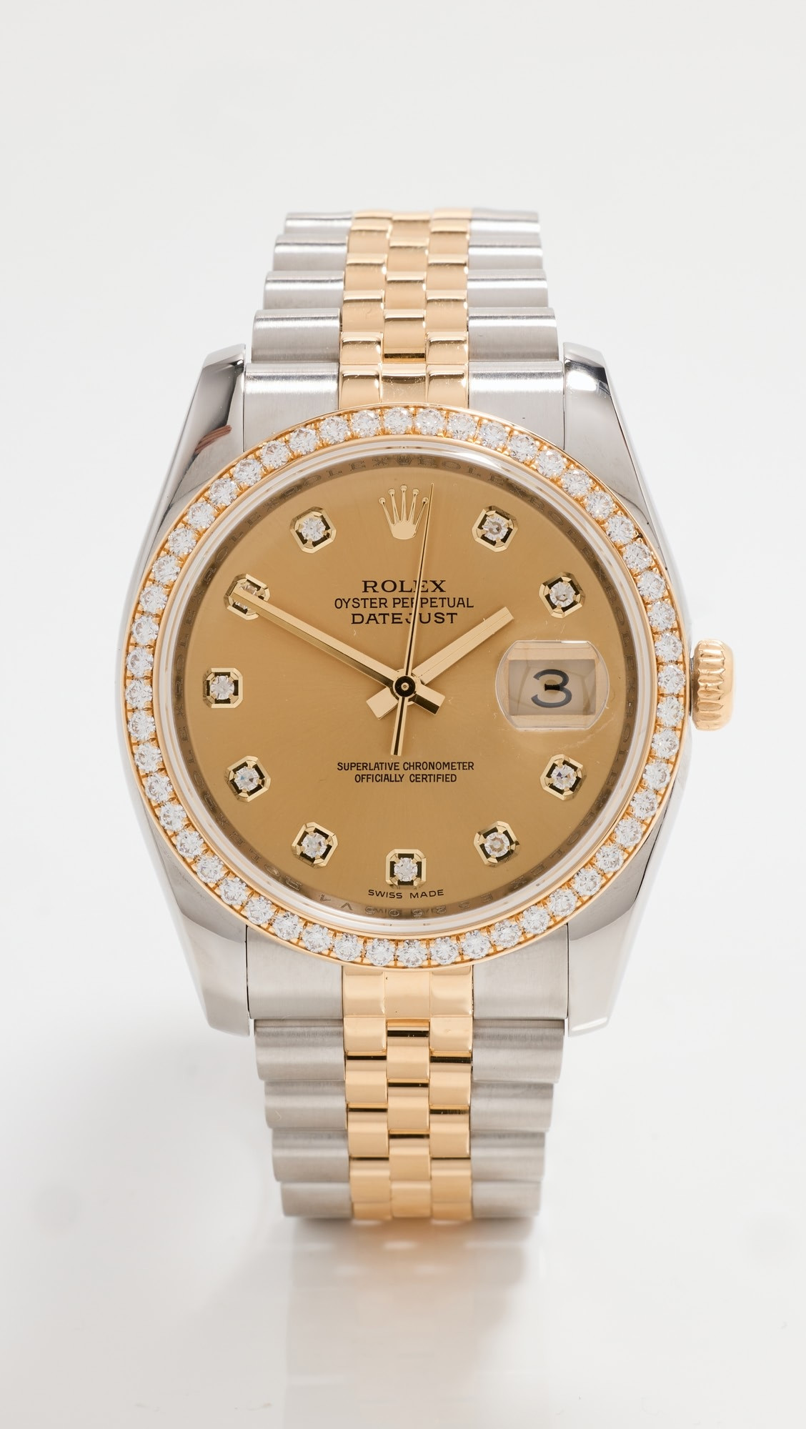 36mm Gents Titanium Yellow Gold Rolex Watch | Shopbop