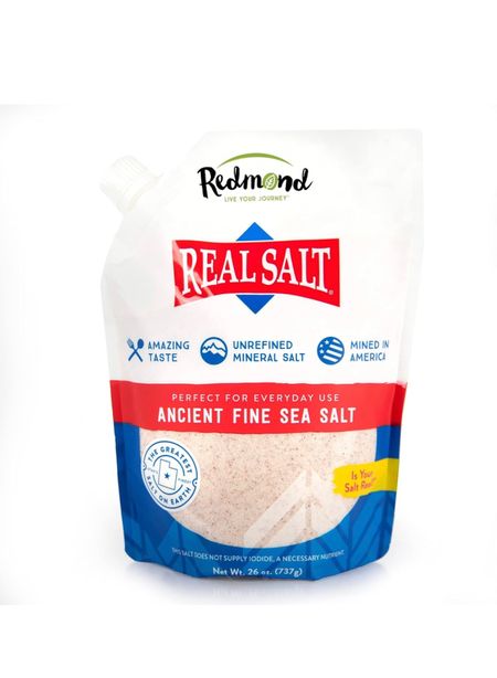 My favorite every day salt // I even add a pinch to my water! This is a healthy salt - an ancient mineral and what salt should be. 
