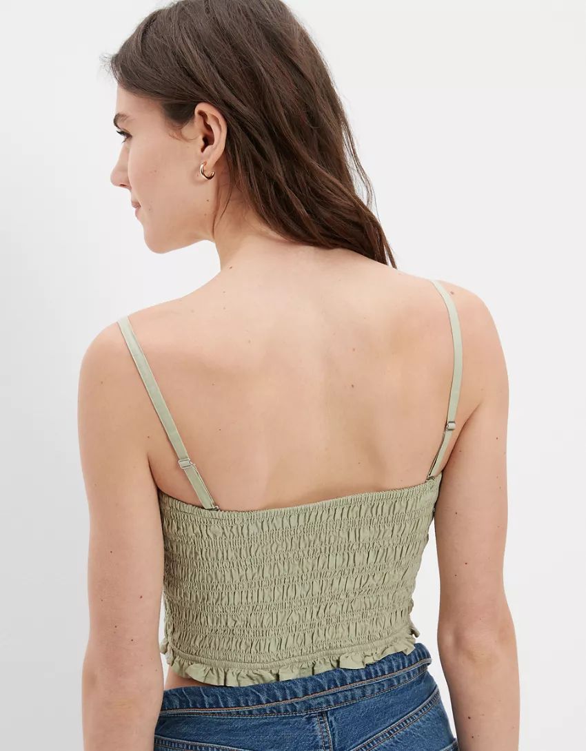 AE Lace-Up Tube Top | American Eagle Outfitters (US & CA)