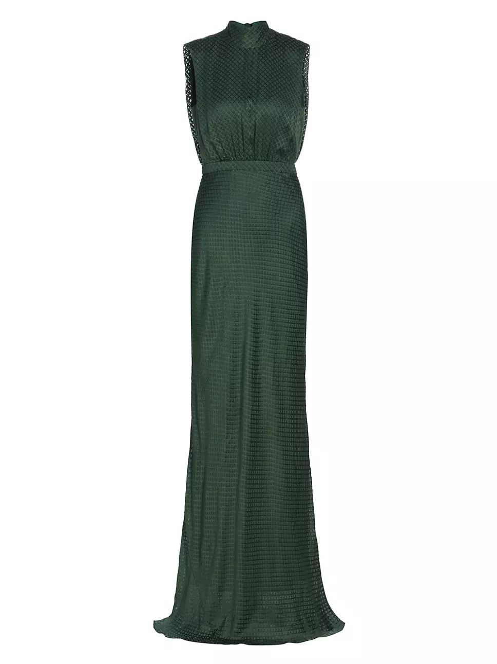 Fleur Silk-Blend Geometric Gown | Saks Fifth Avenue