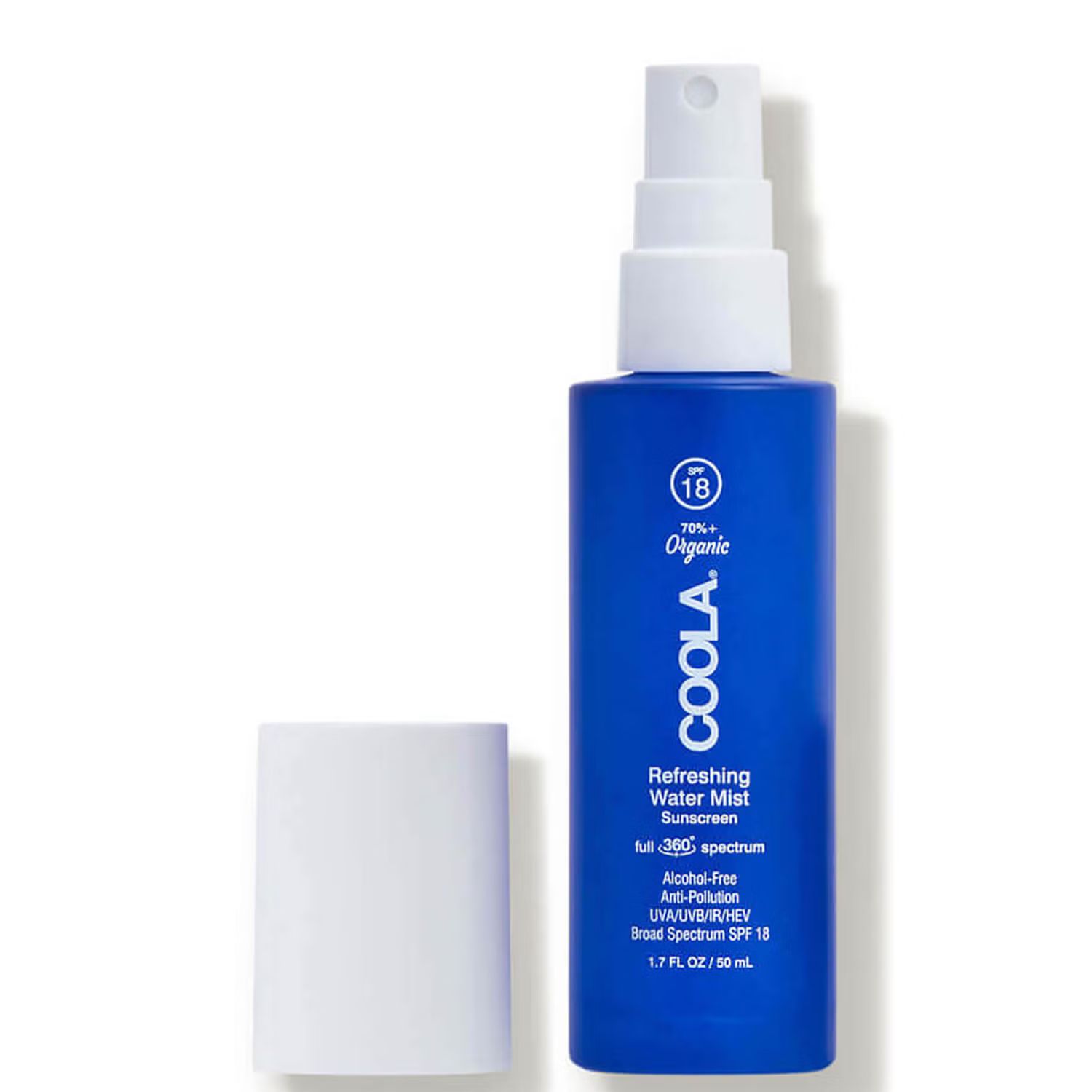 COOLA Refreshing Water Mist Organic Face Sunscreen SPF 18 1.7 fl. oz | Dermstore (US)