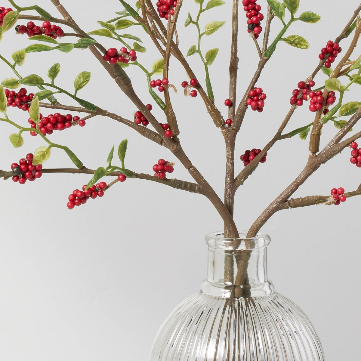 21" Faux Winterberry Christmas Arrangement - Hearth & Hand™ with Magnolia | Target