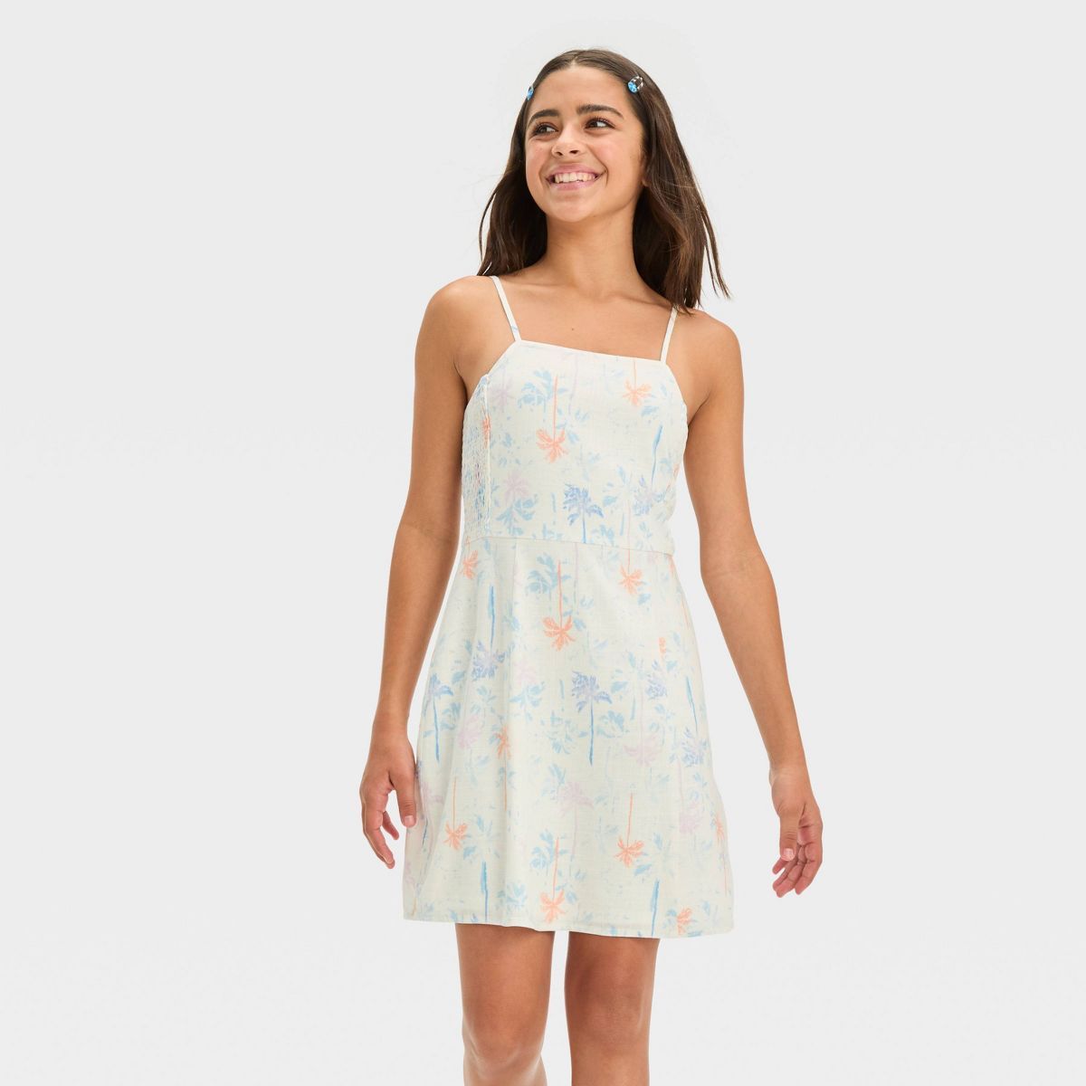 Girls' Fitted Cami Strap Dress - art class™ | Target