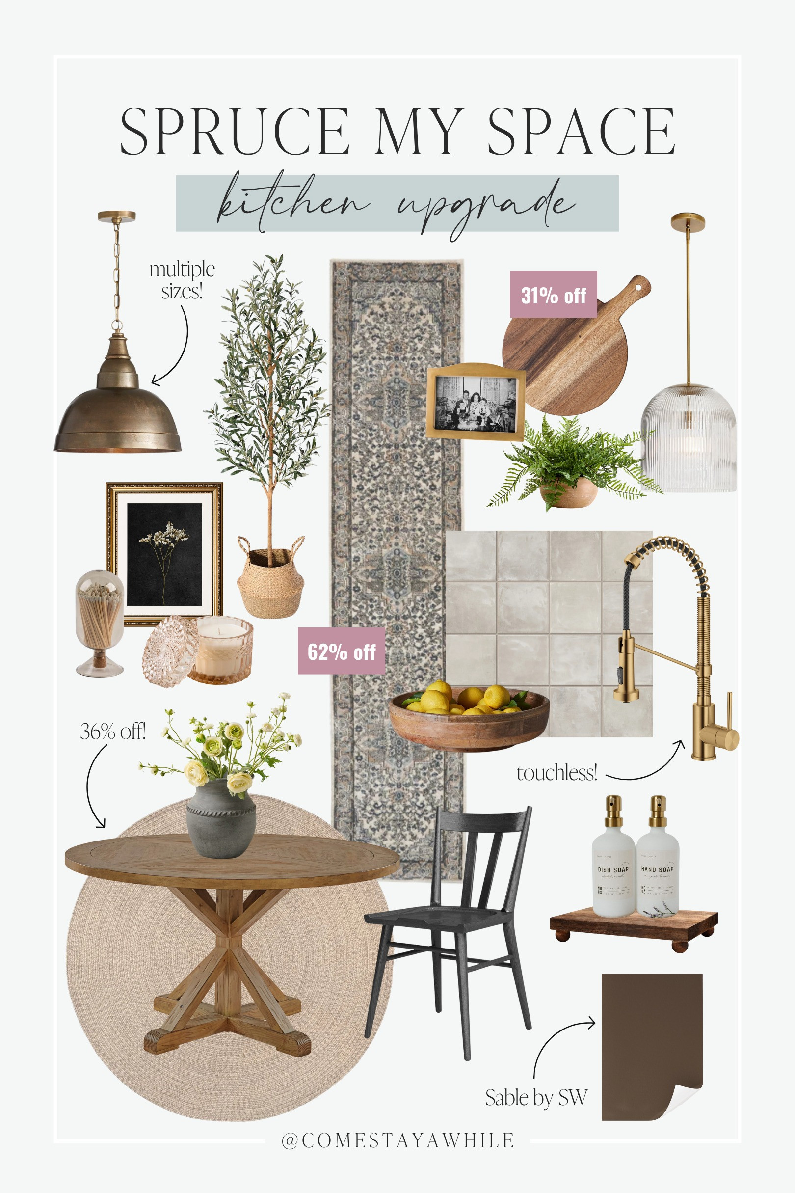 Welcome back to Spruce My Space! A series where I take pictures of your space and design them as if they were mine! 

Kitchen Design | Kitchen Decor | Interior Design | Home Decor 

Come Stay Awhile, Spruce My Space, Amanda Vernaci 

 #LTKHome
