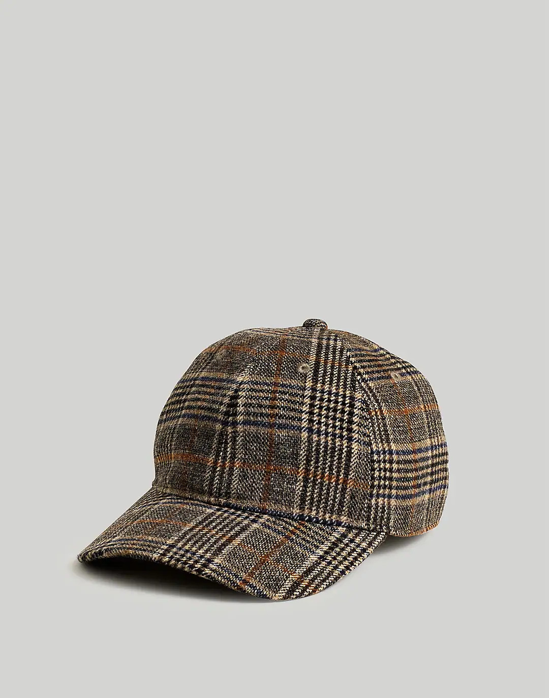 Baseball Cap in Glen Plaid | Madewell