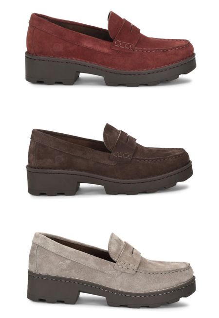 The best Fall/Winter 2022-23 trending lug heeled loafers around. These suede Born shoes are as comfy as they are adorable.

#LTKSeasonal #LTKFind #LTKshoecrush