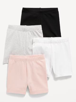 Jersey Biker Shorts 4-Pack for Toddler Girls | Old Navy (US)