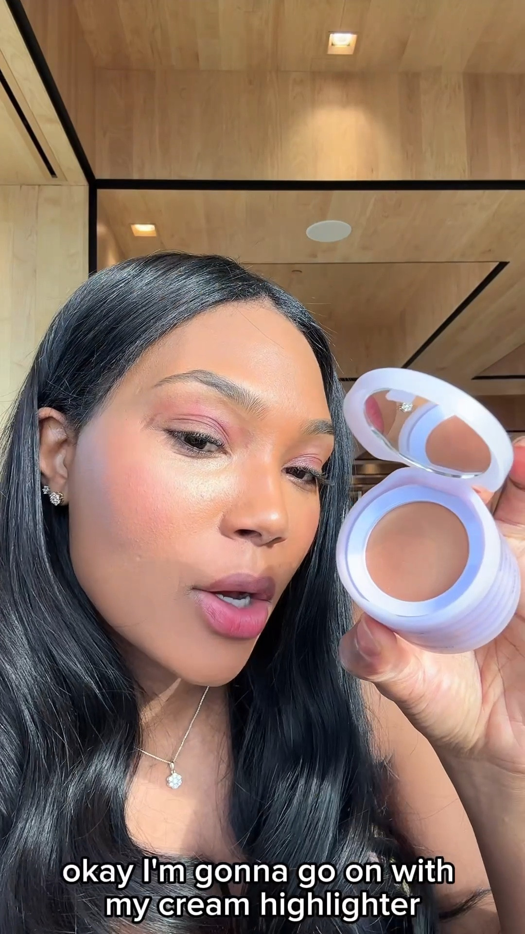 The only thing better than makeup is a makeup routine that can fit in my palm of your and your purse #makeup #cream highlighter #makeuproutine #subtlbeauty 

#LTKBeauty
