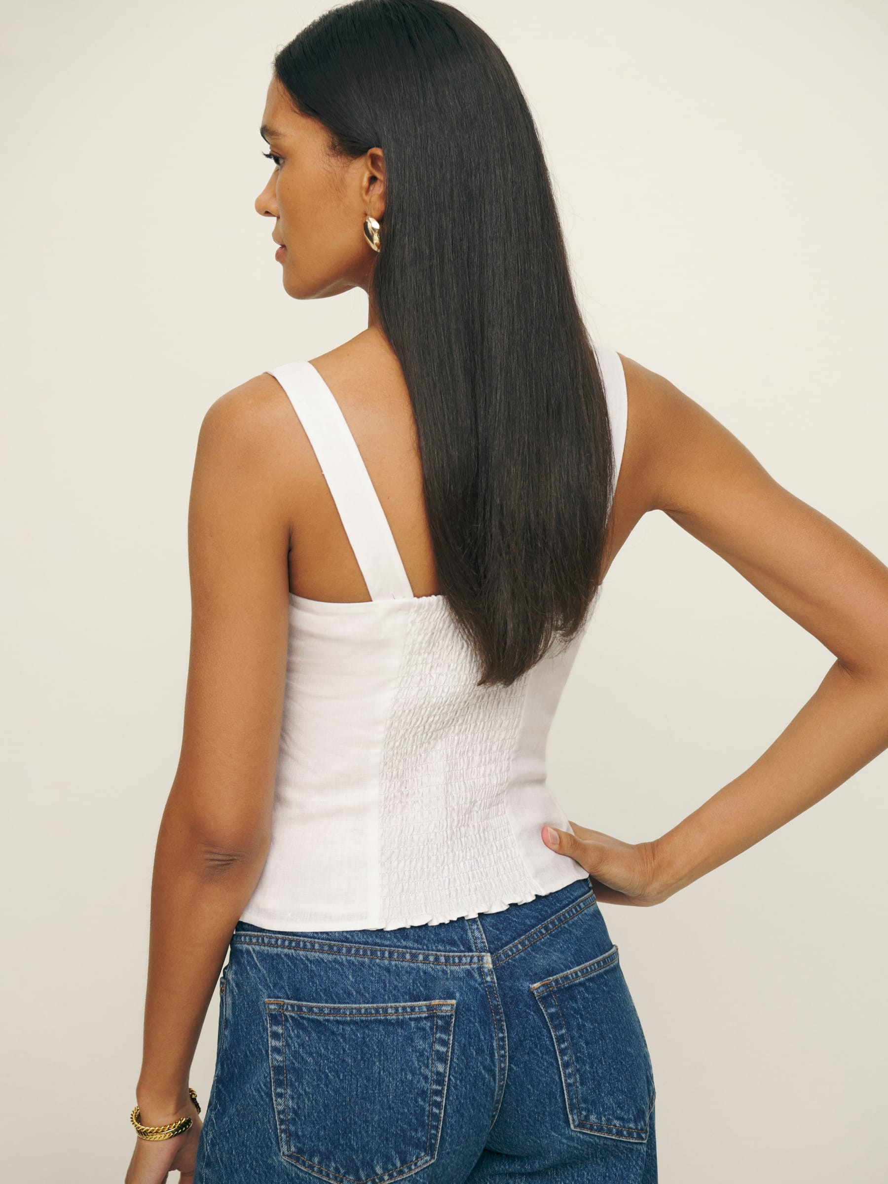 Balia Linen Top | Reformation (Global)