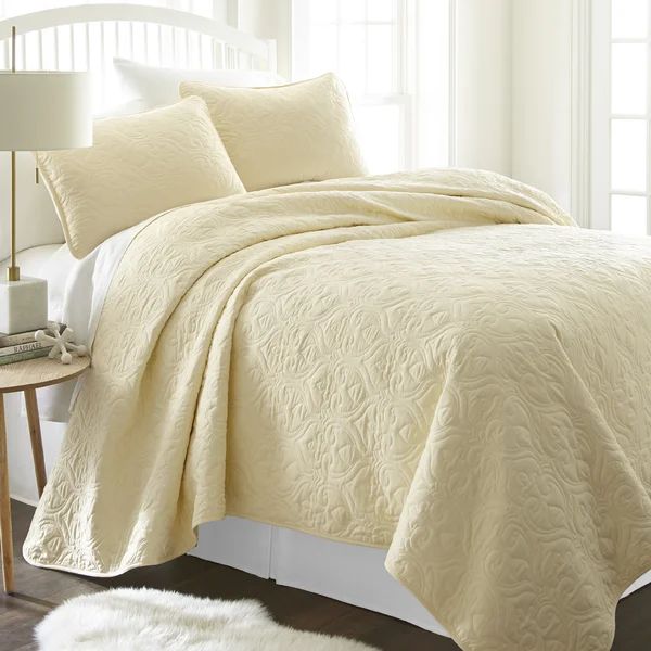 Ivanbrook Microfiber Modern & Contemporary Coverlet / Bedspread Set | Wayfair North America