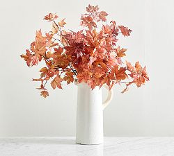 Faux Oversized Maple Leaf Bundle | Pottery Barn (US)