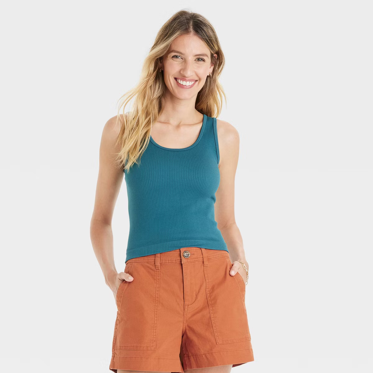 Women's Seamless Slim Fit Tank Top - A New Day™ | Target