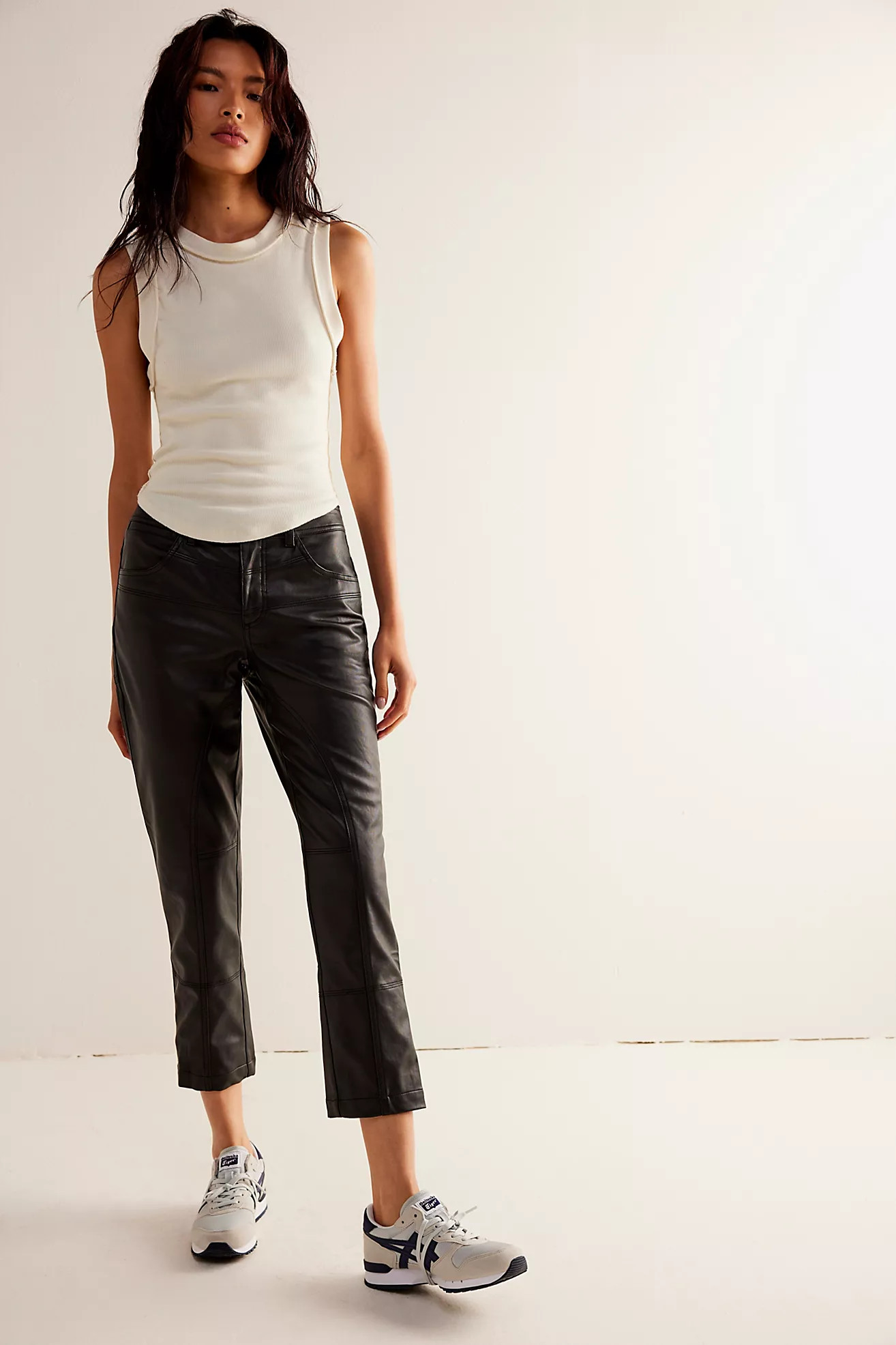 We The Free Rebel Vegan Leather Pants | Free People (Global - UK&FR Excluded)
