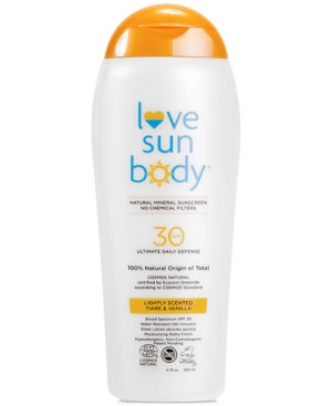 Love Sun Body Natural Origin Mineral Sunscreen Spf 30 - Lightly Scented, 6.76-oz. | Macys (US)