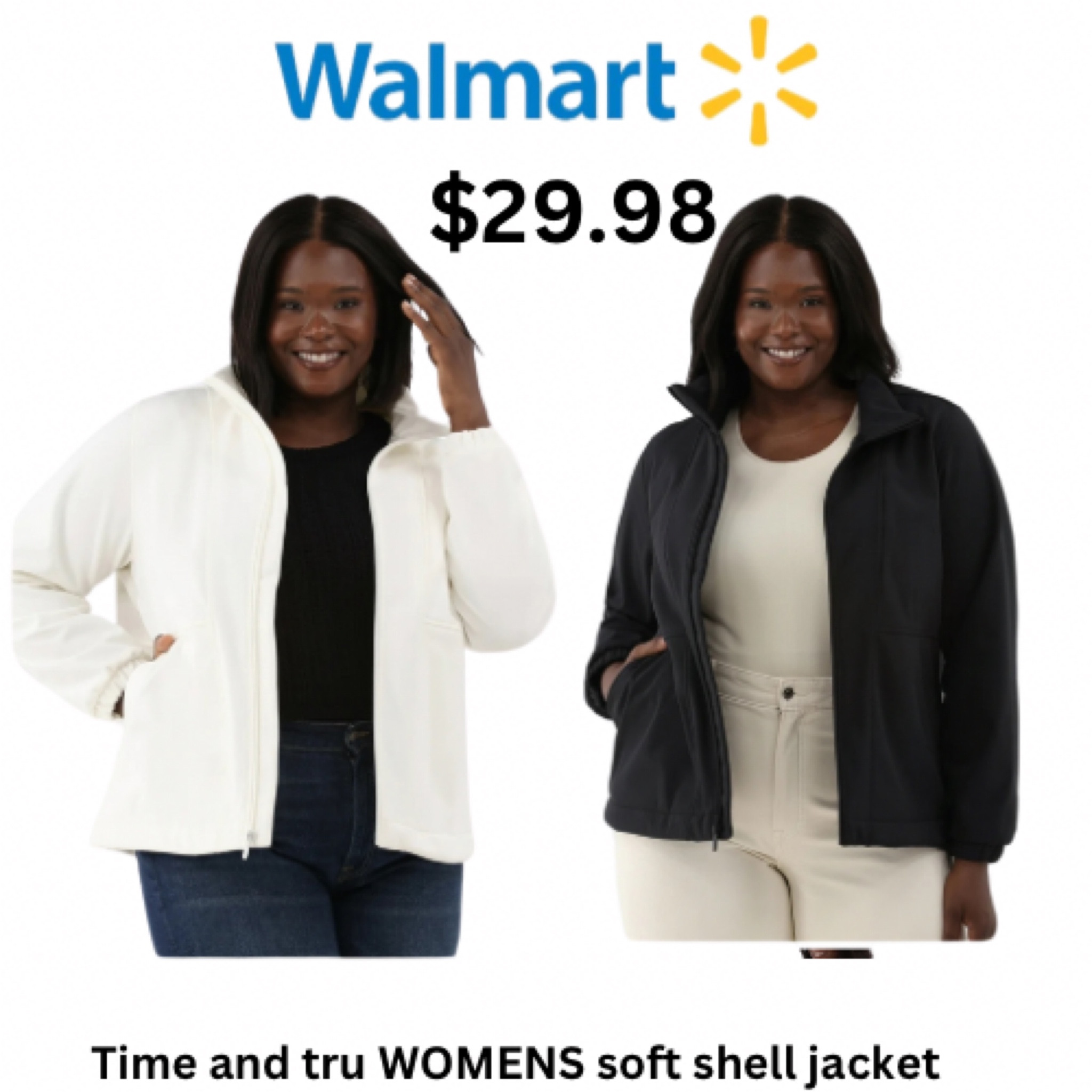 Walmart plus size softshell jacket for $29.98!! 

#LTKU #LTKStyleTip #LTKFindsUnder50