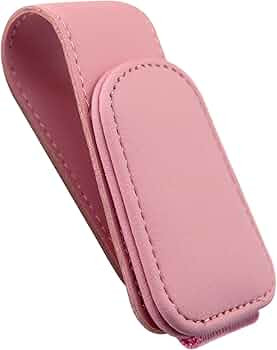 Yuchew Sunglass Holder for Car Visor Magnetic Leather Sunglasses Visor Clip, Glasses Eyeglass Han... | Amazon (US)