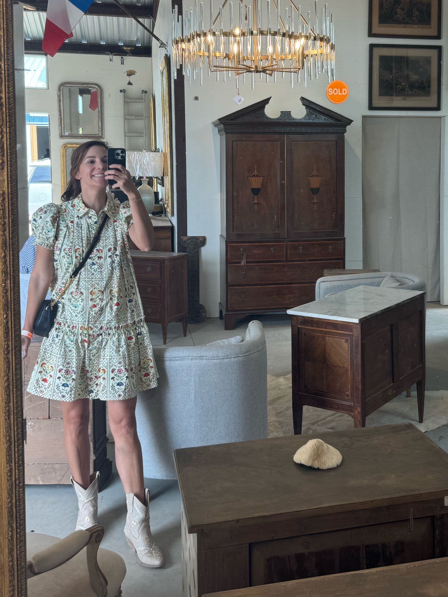 Roundtop outfit. Western dress. Cowboy boots. Hunter bell. Embroidered boots  

#LTKSeasonal #LTKTravel