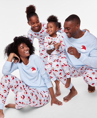 Holiday Lane Santa Matching Family Pajama Sets, Created for Macy's - Macy's | Macy's