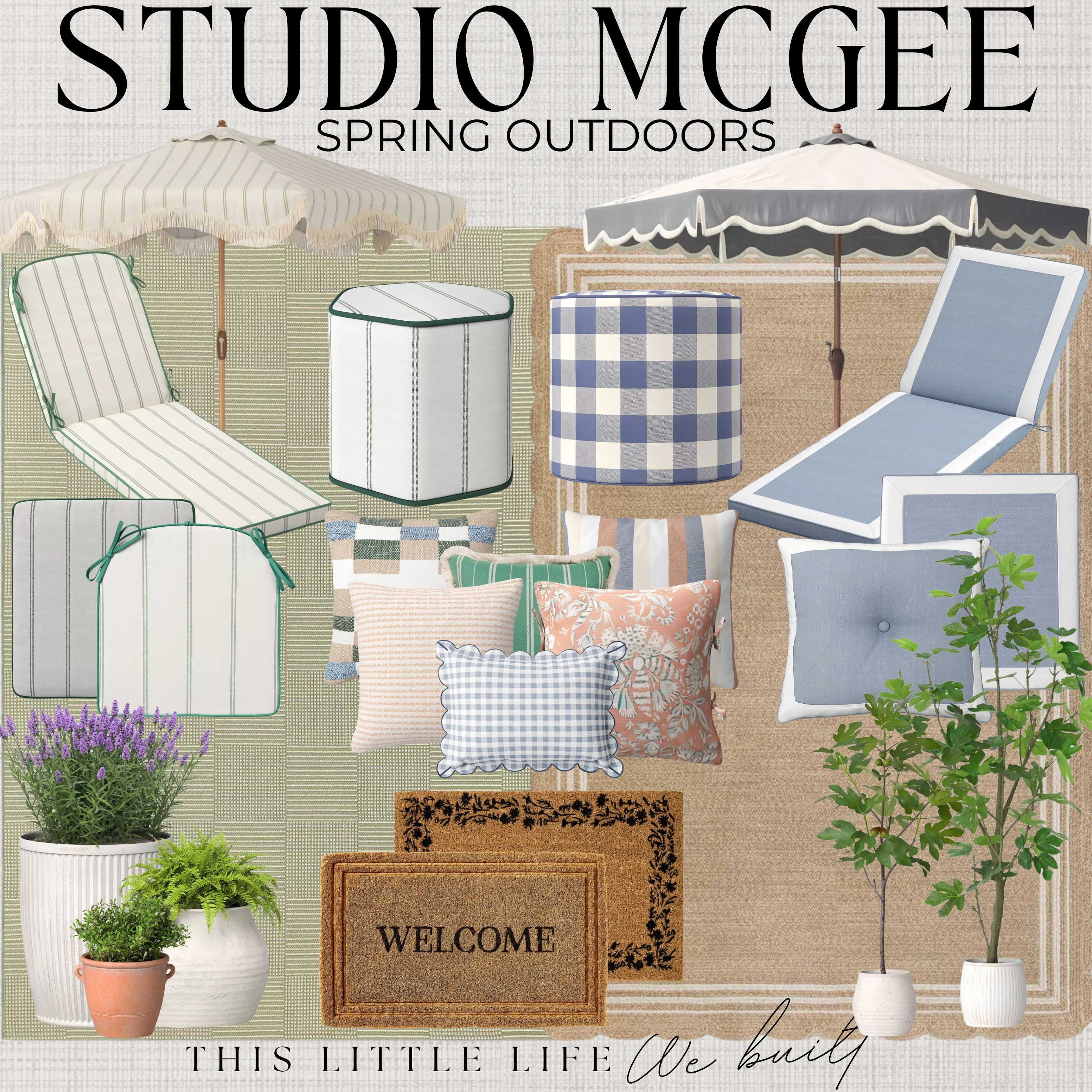Studio McGee Spring Outdoor Collection!

Studio McGee Outdoor Cushions / Outdoor Pillows / Outdoor Area Rugs / Patio Decor / Patio Throw pillows / Front Porch Doormats / Spring Doormats / Outdoor Planters / Front Porch Decor / Outdoor Faux Trees / Outdoor Umbrella /  

 #LTKSeasonal #LTKHome #LTKStyleTip