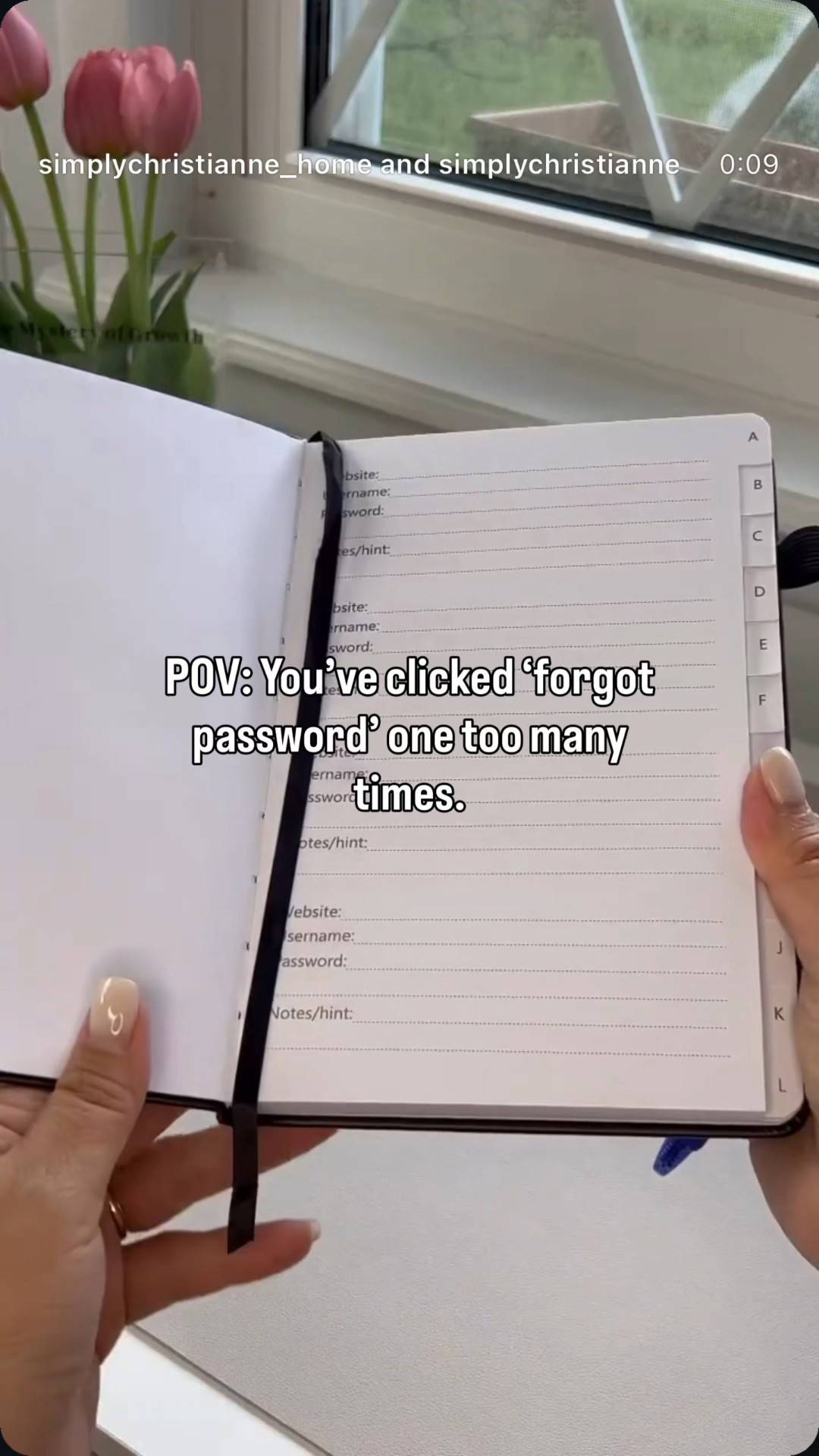 Tell me why this feels oddly nostalgic 😅
We went from memorizing phone numbers to writing down every single login just to survive the digital age.

This little password book is giving address book energy—but make it 2025.
Perfect for moms, grandparents, teachers, or anyone who’s tired of clicking ‘forgot password’ every single time.

Honestly… this might be the most practical gift I’m giving this year.

👉 Save this for later
👉 Send this to someone who still writes things down
👉 Link in bio for the password book

Last-minute gift idea:
A password book for the person who “definitely knows their password”… but doesn’t.


password book, password organizer, username and password book, digital age notebook, gift for moms, practical gift ideas, millennial mom life, organizing passwords, tech gifts for parents, last minute gift idea, amazon gift idea, stocking stuffer ideas, gifts for women over 40

#LTKGiftGuide #LTKOver40 #LTKHoliday